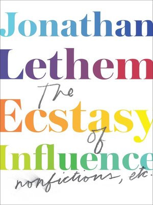 cover image of The Ecstasy of Influence